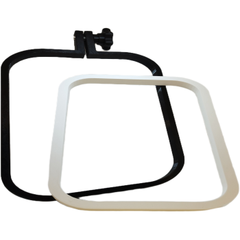 Tambour à broder rectangulaire 26.2x23cm