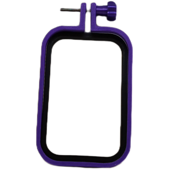 Tambour à broder rectangulaire 6.5x10cm