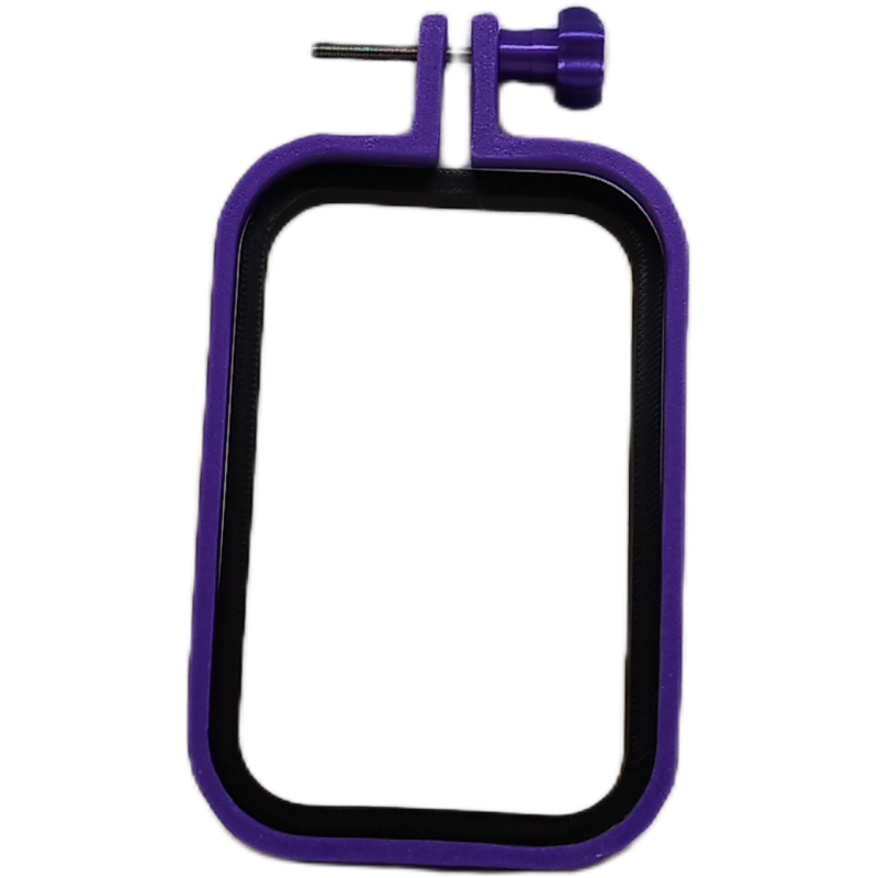 Tambour à broder rectangulaire 6.5x10cm